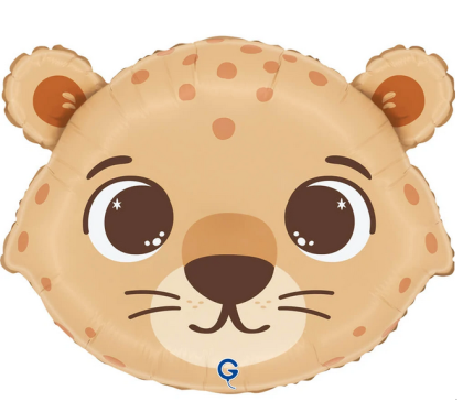 Gepard hlava 18"/46 cm fóliový balónek nafukovací