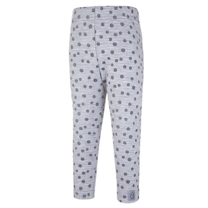 Legíny lesk - šedý melír šedý puntík