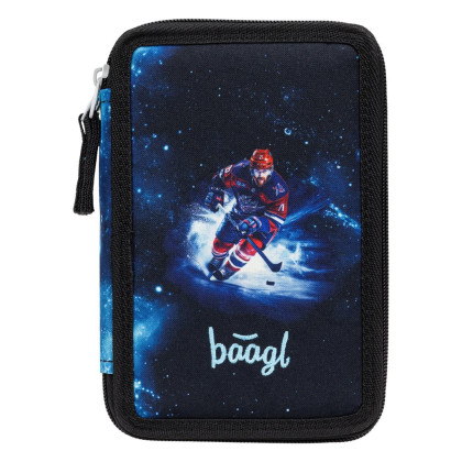 Školní penál třípatrový Hokej Baagl