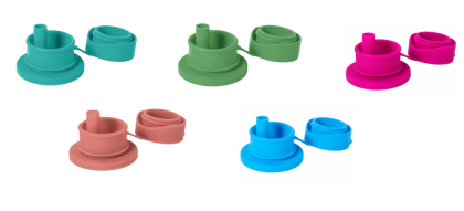 Silikonový sportovní uzávěr s brčkem PURA