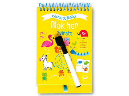 Cestou do školky - Blok her Zvířata 3+