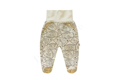 Bavlněné polodupačky Tisk Traveller Baby Service