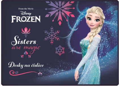 Desky na číslice Frozen - Ledové království