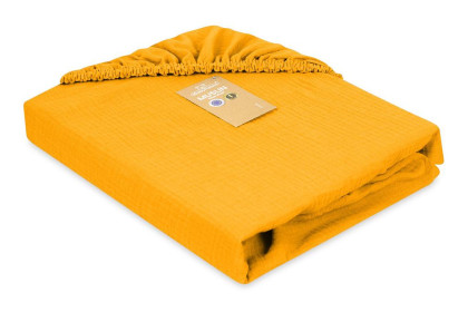Mušelínové prostěradlo s gumou 60 x 120 cm BabyMatex