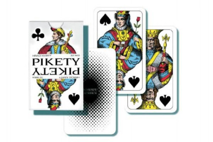 Hrací karty Pikety v papírové krabičce