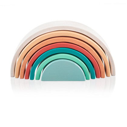 Dřevěná skladací duha