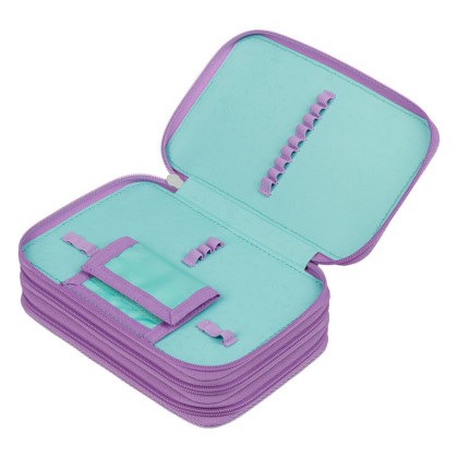 Školní penál třípatrový Lavender Baagl
