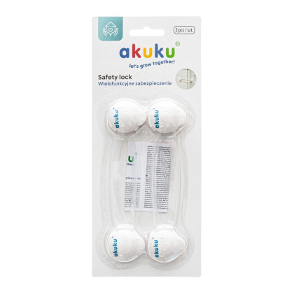 Univerzální zabezpečení skříněk a zásuvek 16 cm Akuku