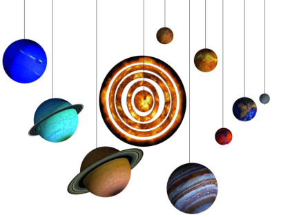 Planetární soustava 522 dílků 3D