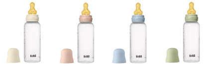 Antikoliková láhev s kaučukovým dudlíkem 270 ml Bibs