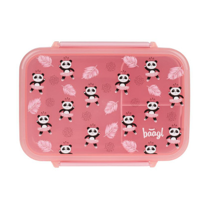 Box na svačinu s přihrádkami Panda Baagl