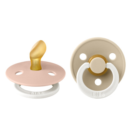 Colour anatomické dudlíky z přírodního kaučuku 2 ks 0 - 6 m Bibs