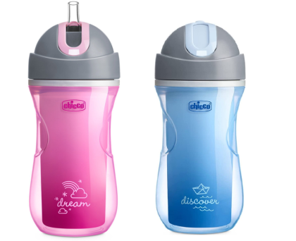 Hrneček Sport termo s brčkem 266 ml 14 m +