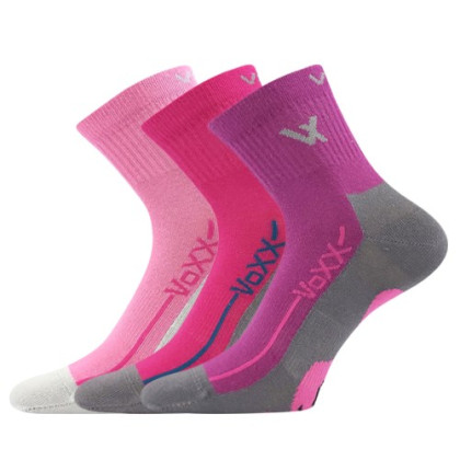 Ponožky dětské anatomicky tvarované Barefootik dívčí mix B (3 páry)