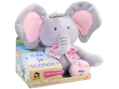 Sloník - hra na schovávanou Růžový