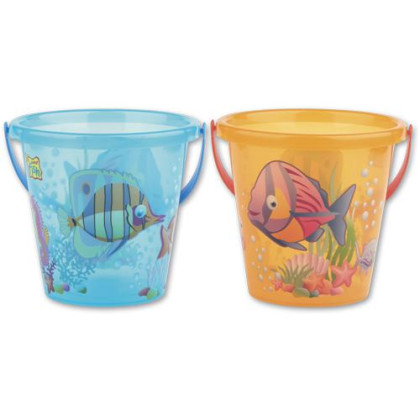 Androni Kyblík rybičky průhledný - průměr 17 cm