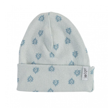 Čepička Beanie Print Rib LODGER - Ice Flow