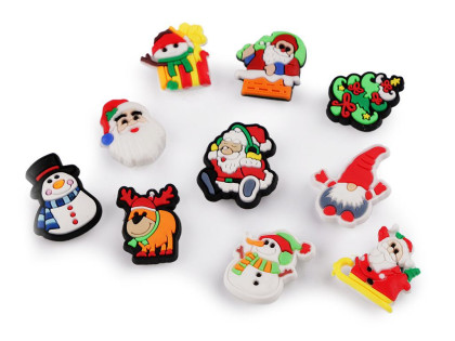 Silikonové magnetky - Vánoce 1 ks