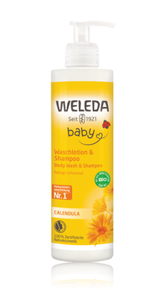 Měsíčkový mycí krém a šampón 400 ml Weleda