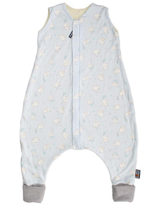 Merino spací pytel slon modrý s nožičkami
