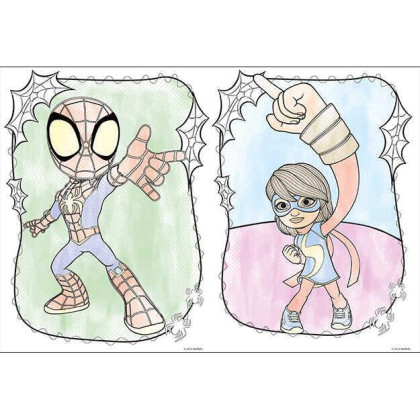 Maluj vodou A5 Spidey