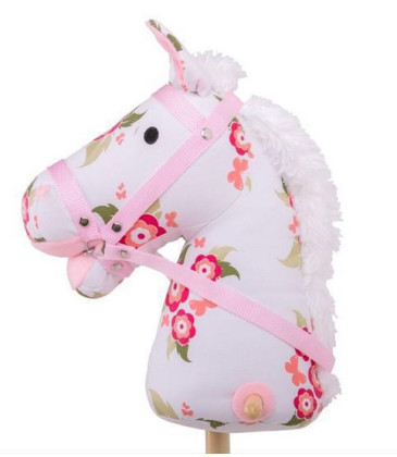 Bigjigs Toys Růžový kůň na tyči