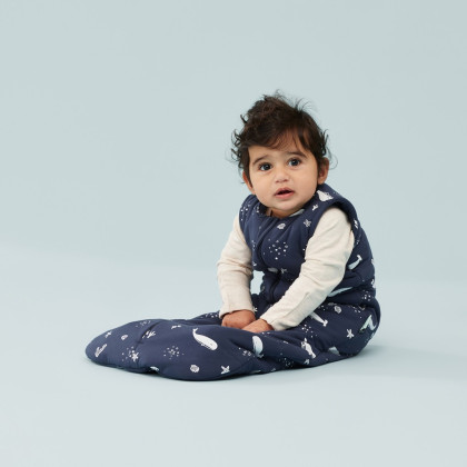 Vak na spaní organická bavlna Jersey Whale 2,5 tog ErgoPouch