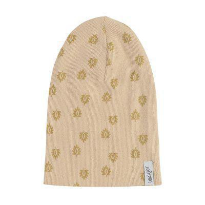 Čepička Beanie Print Rib LODGER - Linen