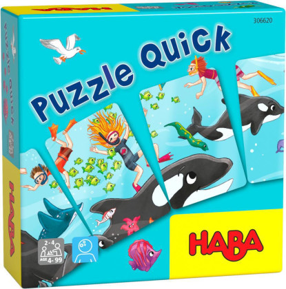Mini hra pro děti Rychlé puzzle Haba