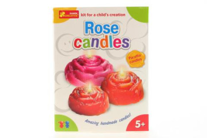 Výroba svíček - růže
