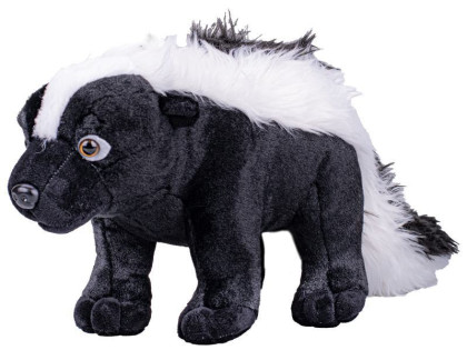 Skunk pruhovaný plyšový 50cm stojící  0 m+