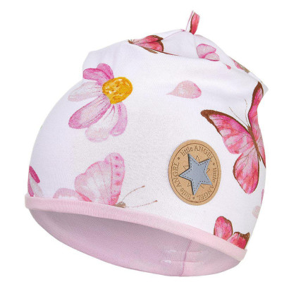 Čepice podšitá Outlast® Růžový motýl/růžová baby
