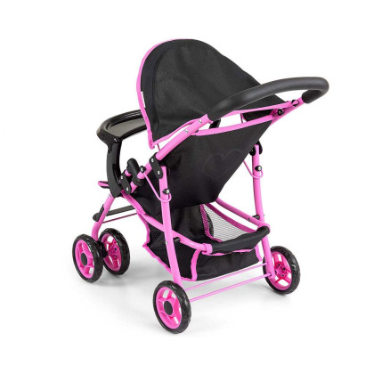 Dětský sportovní kočárek pro panenky Kate Prestige Black Milly Mally