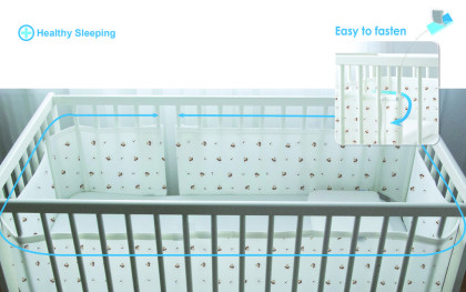Mantinel do postýlky Bump Air Design 360 cm Babymatex