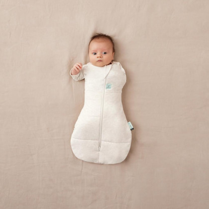 Zavinovačka a vak na spaní 2 v 1 Cocoon Oatmeal Marble 2,5 Tog Ergopouch