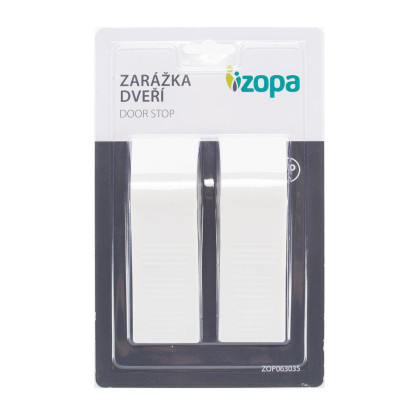 Zarážka dveří 2 ks white