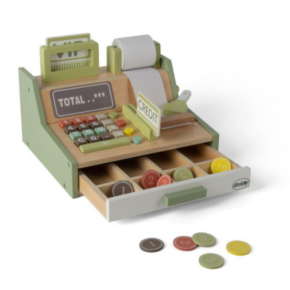 Playful Wood dřevěná pokladna 17 ks 