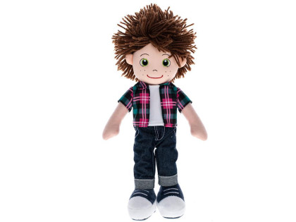 Panáček Matýsek měkké tělo 37 cm na baterie česky mluvící