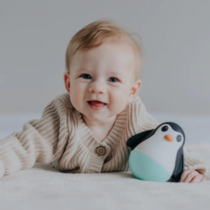 Kývající tučňák, světle modrý
