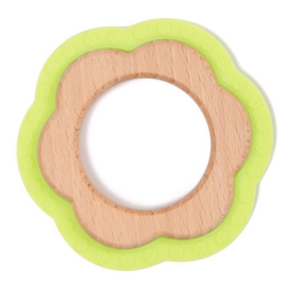 Bo Jungle kousátko B-Teether Animal wood pink