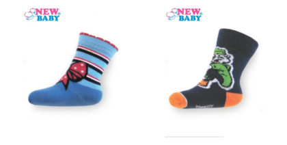 Dětské bavlněné ponožky New Baby Vel. 98 (2-3 r)