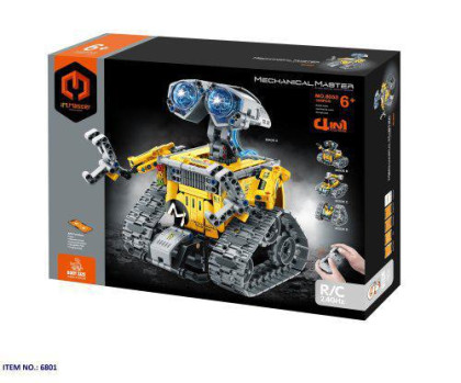 Stavebnice robot 4v1 RC ovladač/aplikace 15,5x21x19,5 cm iM.Master