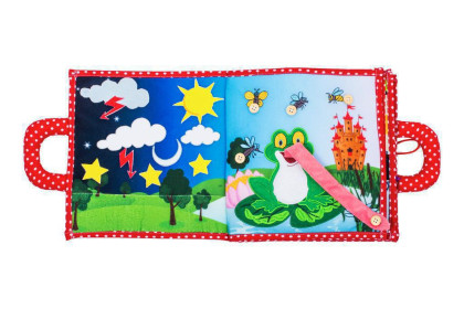 Interaktivní dětská knížka Quiet Book Piqipi