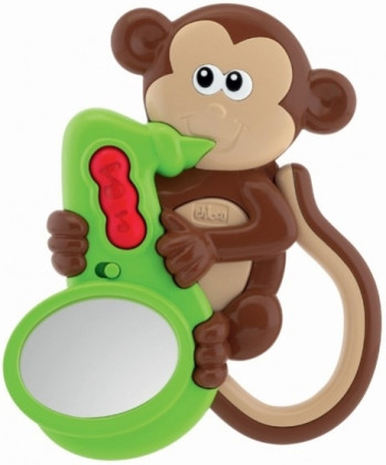 Chicco Chrastítko Opička zvuky a světlo