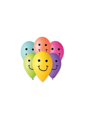 Balonky Smile mix barev, sada 9 ks