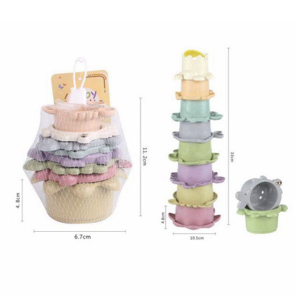 Kelímky do vany rybičky 33 cm 8 ks