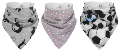 Kojenecký šátek na krk bryndáček Akuku