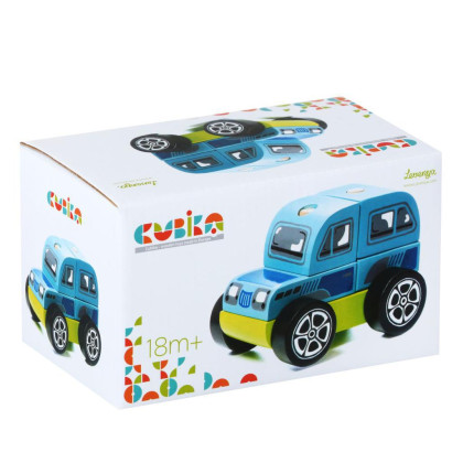 Terénní vůz 13180 Cubika - dřevěná skládačka 5 dílů