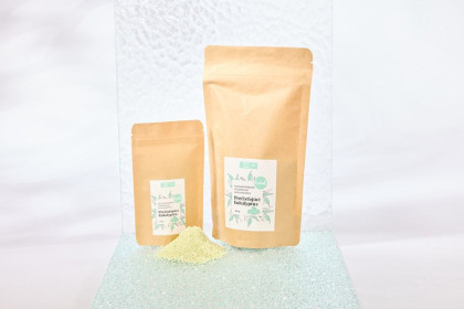 Magická pěna do koupele v prášku Pročišťující eukalyptus 60 g Kvitok