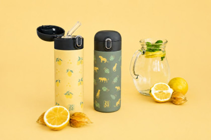 Termoska na tekutiny s brčkem 400 ml Zopa